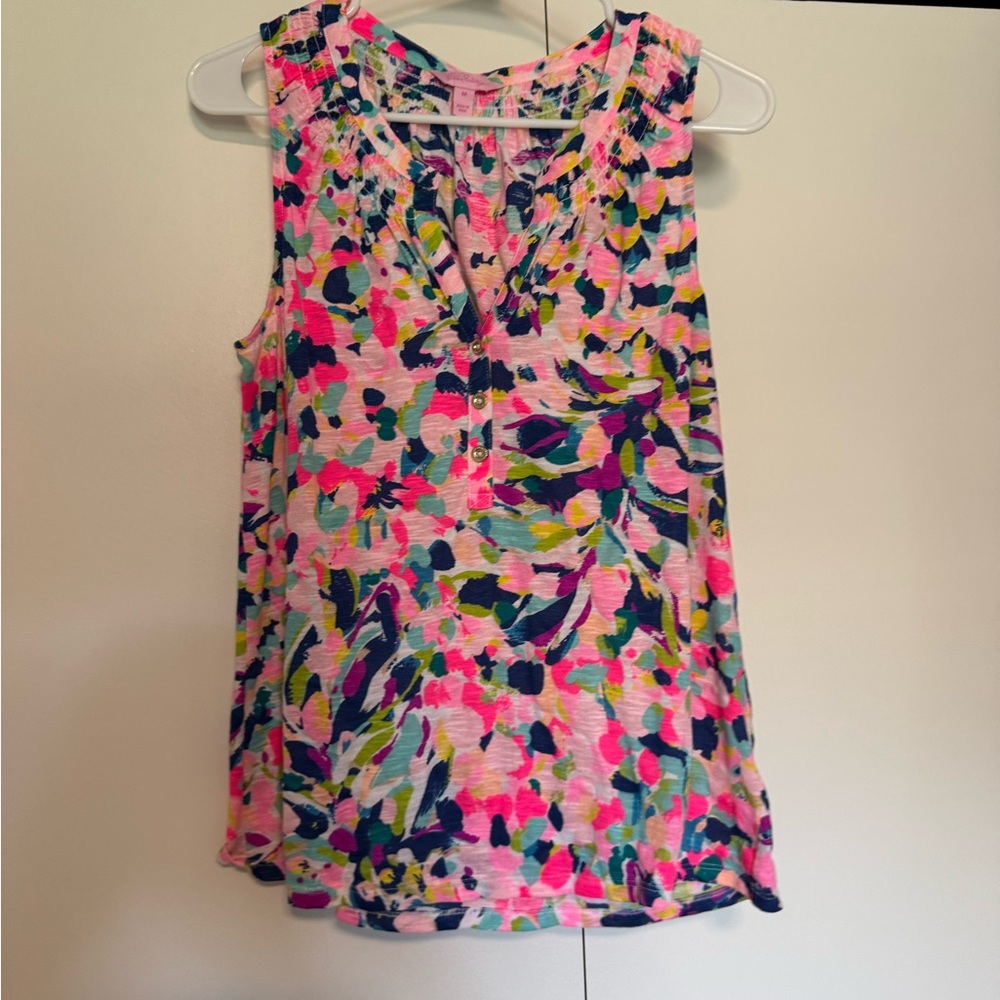 Lilly Pulitzer- Essie Top - Multi Pina Colada Club